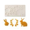 Rabbit Lace Shaped Silicone Chocolate Moulds for Kitchen Cake Fondant Chocolate