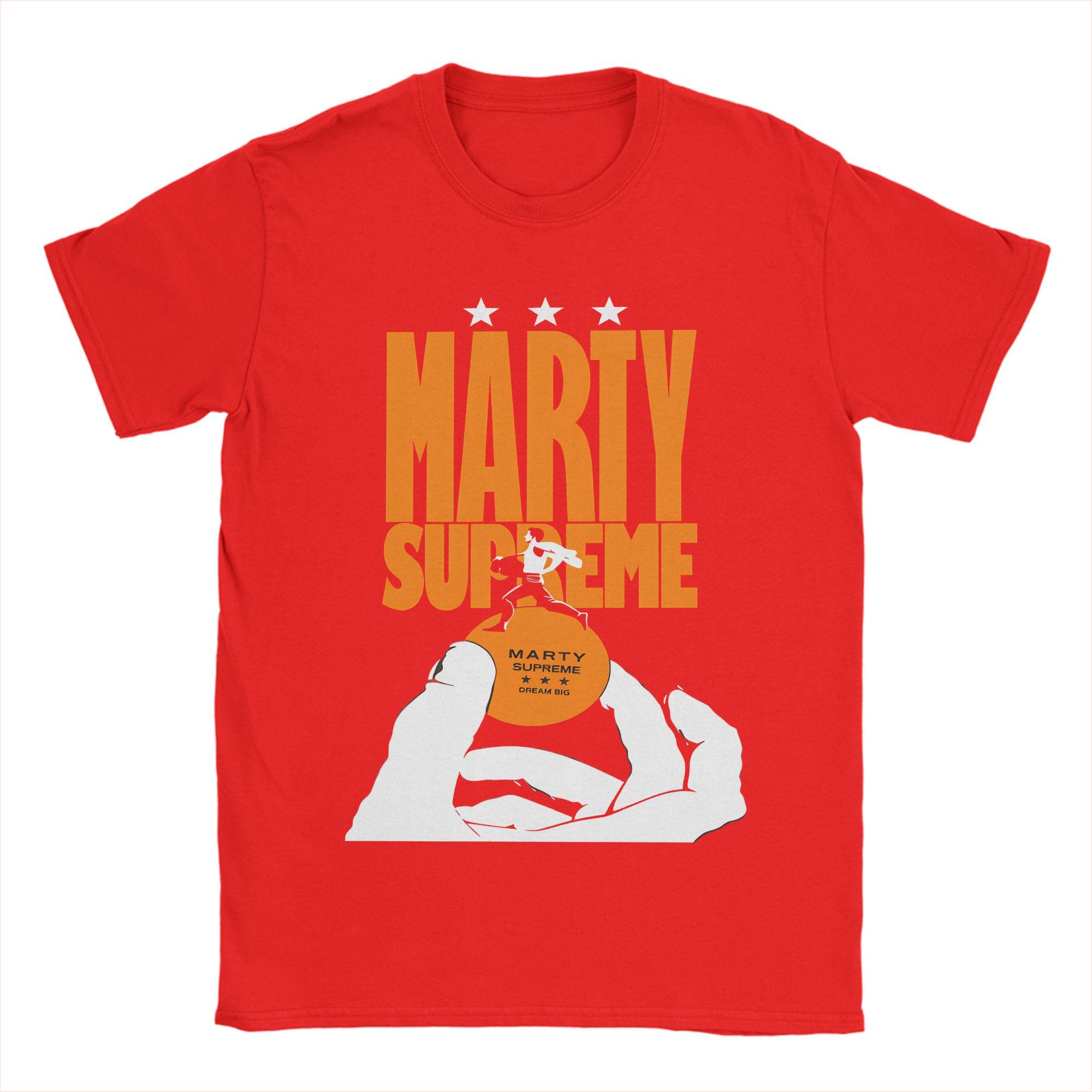 

Тимоти Шаламе Марти Supreme A24 Футболка Хлопковые Футболки Для Мужчин Харадзюку Узор Футболка С Коротким Рукавом Y2K Ретро Футболки S