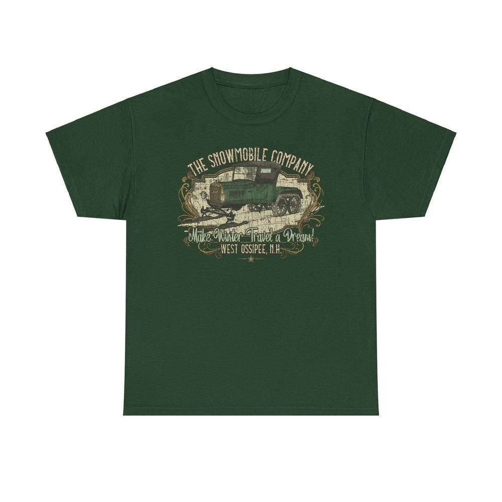 

The Snowmobile Company 1922 West Ossipee New Hampshire Car Snow Logo T-shirt 4XL