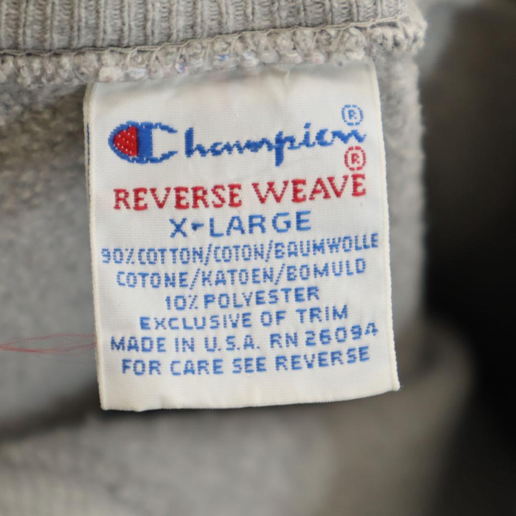 Champion 90s Old Embroidered Tag Made In USA OSU Long Sleeve Reverse Weave Sweatshirt Trainer Men's Used