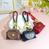 Mini PU Leather Coin & Earphone Pouch Keychain – Trendy Niche Gift