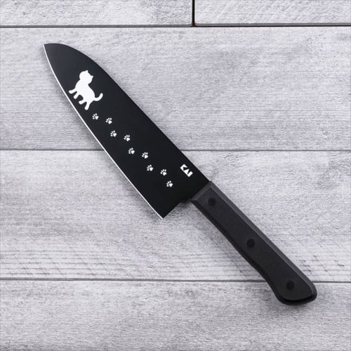 Kai Nyammy Knife, Cutting Board, Sharpener, Living Alone, 4-piece Set