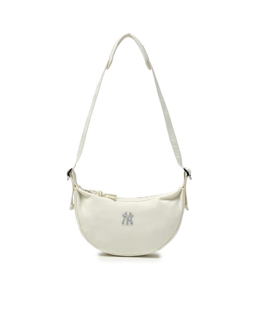 Mlb Basic Sportive Hobo Bag Ny (D.Cream)