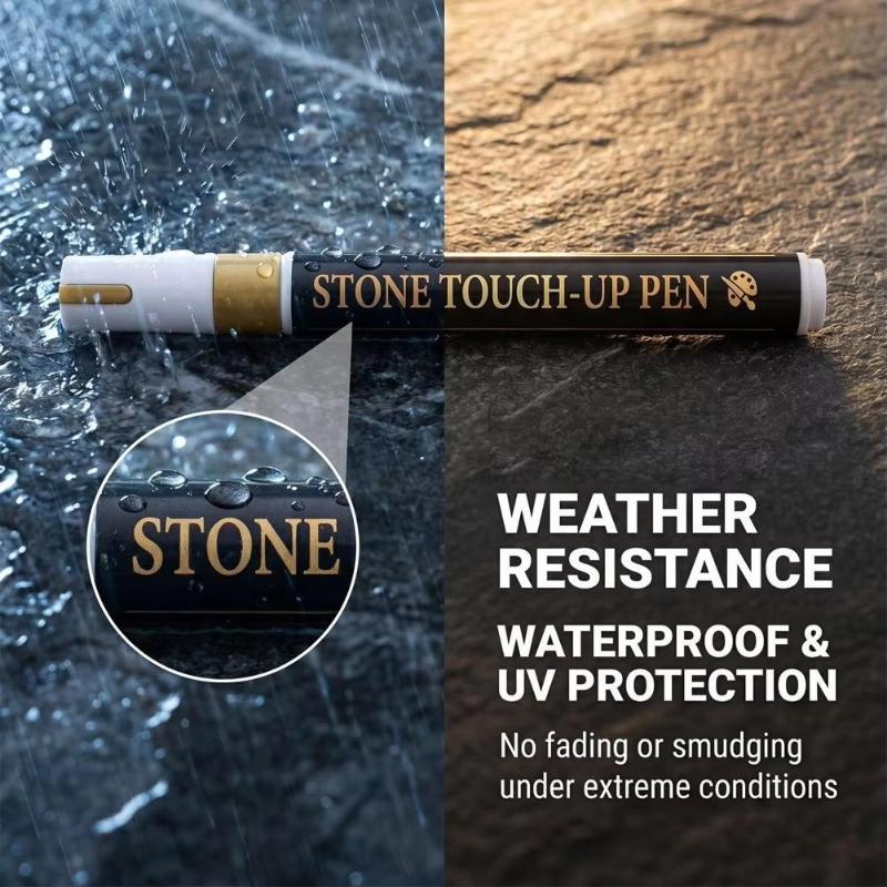 Durable Tombstone Marker Pen Weatherproof Ink for Persistent Gravestone Art