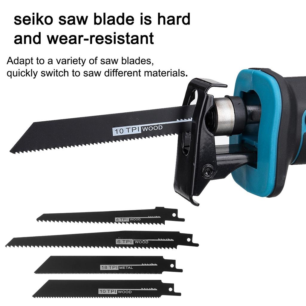 388VF Cordless Reciprocating Saw Portable Electric Saw Replacement Metal Wood Cutting Machine Tool With 2 Battery