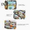 Model Decor Game Mat Identify Ability Vivid Fabric Urban Construction Engineering Small Map Toy for Kids Road Sign
