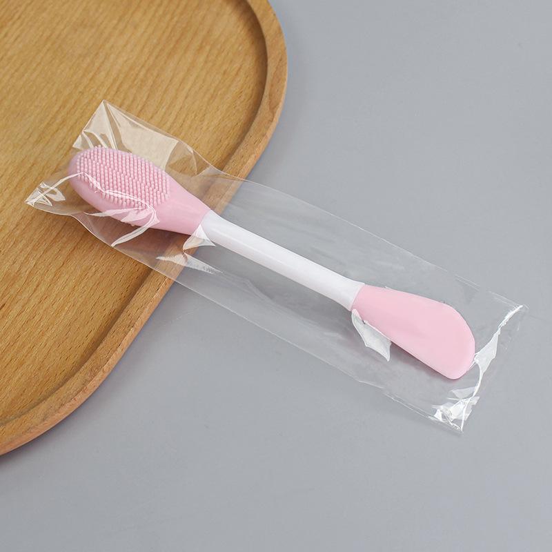Dual-End Silicone Face Brush Slavic Skin Care, Massage & Cleansing Tool, Spa Mask Applicator for Mud Clay Facials