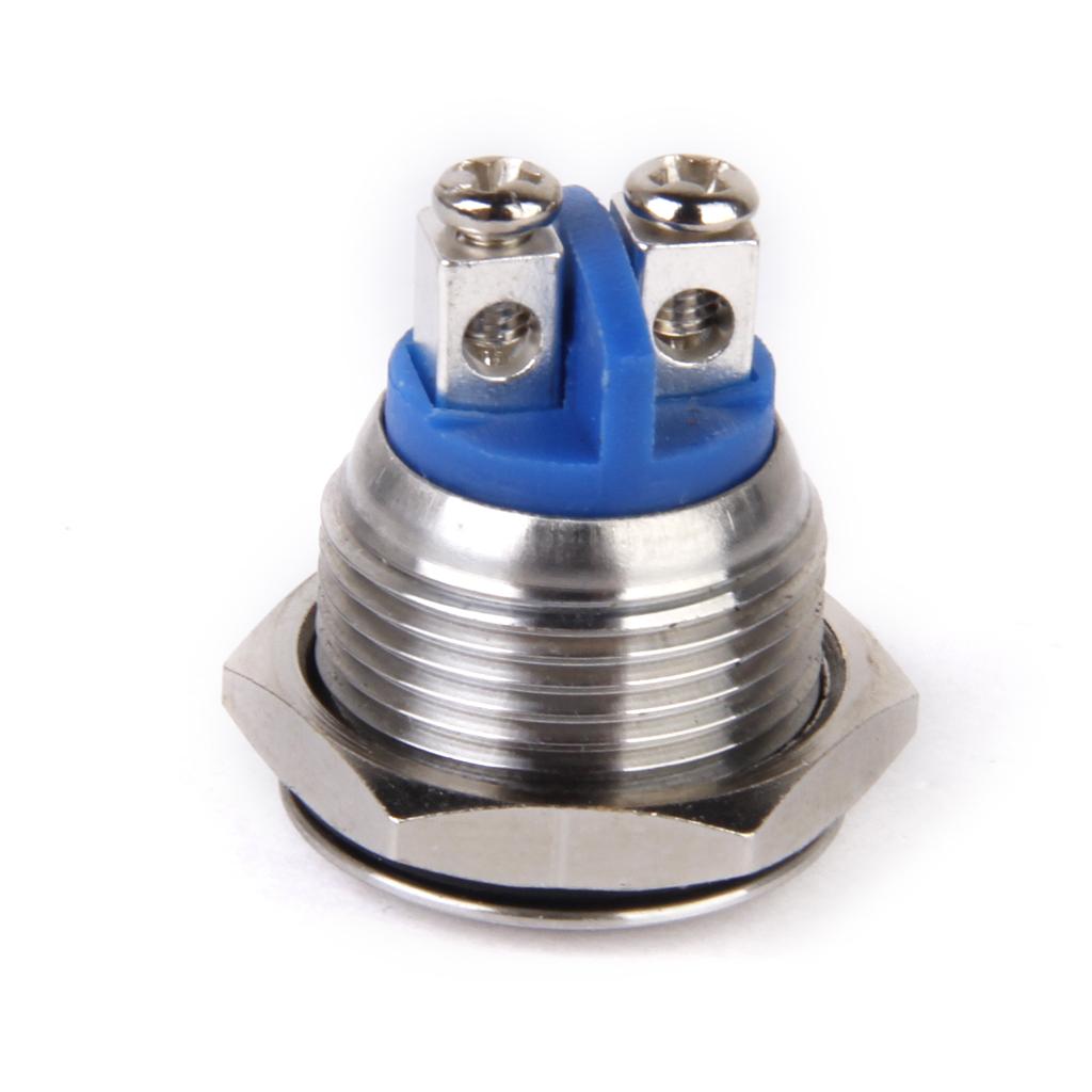 Mini Flat Momentary Switch Push Button for Doorbells 18mm