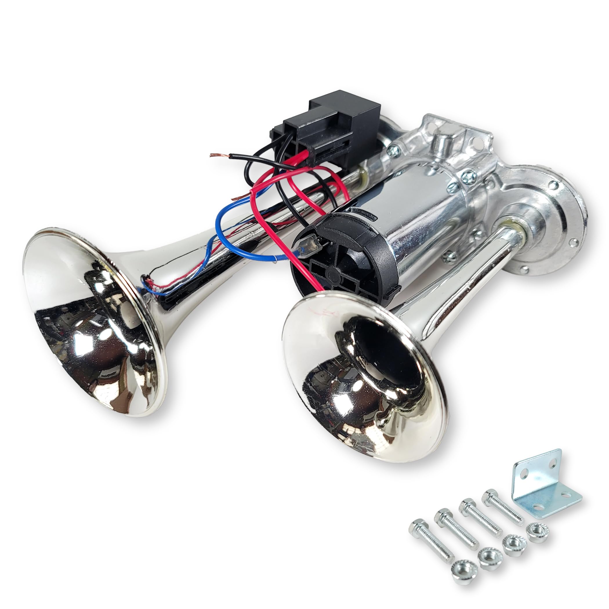 

Lezalic Yankee Loud for Large Air Horn Dual Universal Horn, Sound, 12V/24V, Trucks, Built-in Compressor, Pump, Sound, Air-Powered, Integrated,