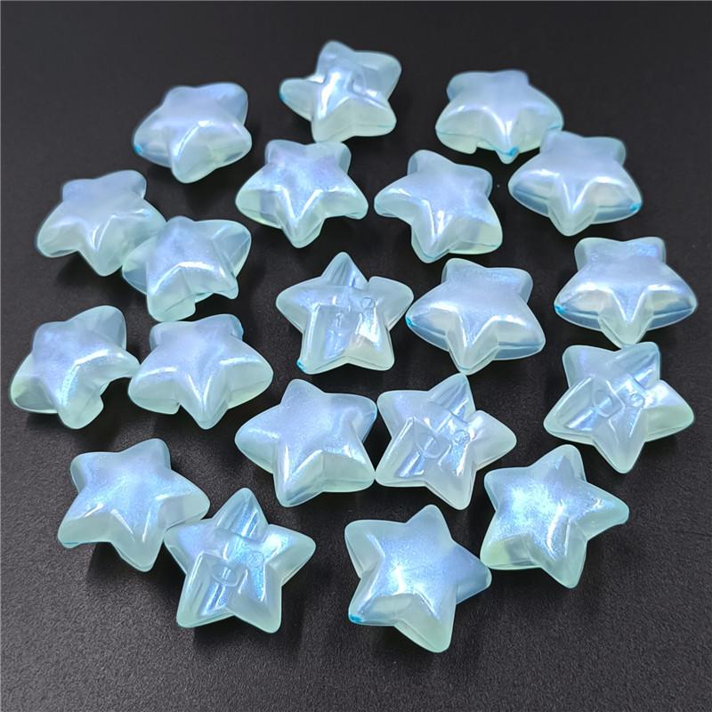 

Креативные подвески, серьги для браслета, ожерелья, изготовление креативных задних полуотверстий, материал для самостоятельного изготовления, 10 шт., пентаграмма, ювелирные аксессуары, блестящая мода Star синий