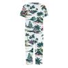 2 Piece Sets For Women Short Sleeve Top And Pants With Pockets Workout Soft  Print Sets