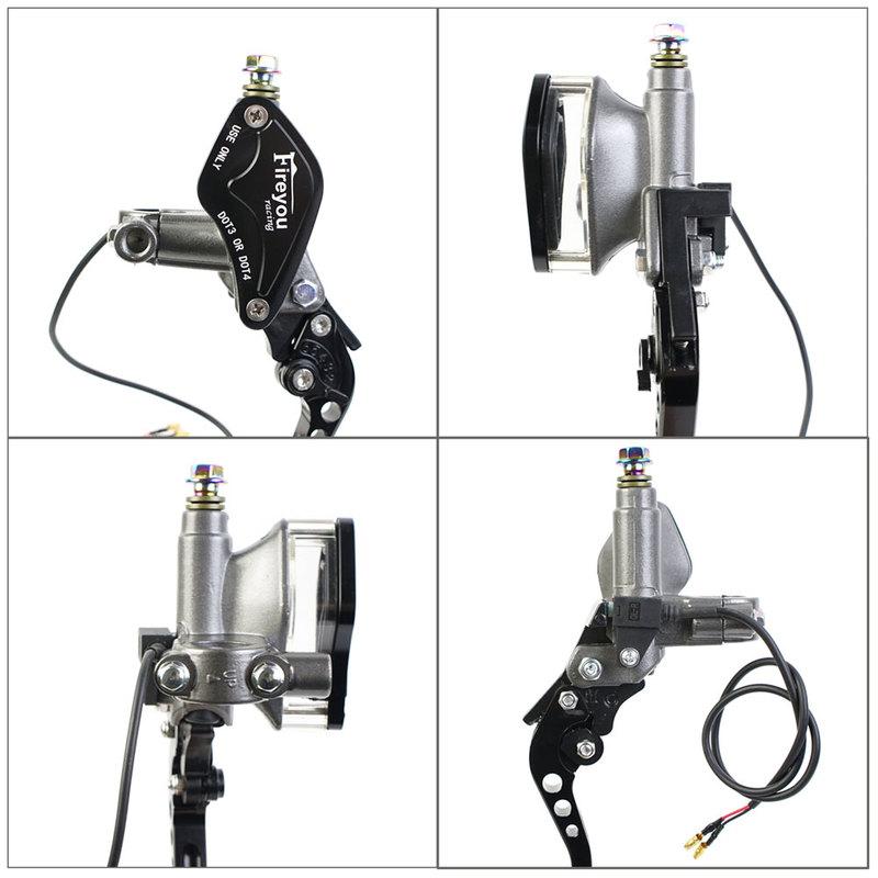 Motorcycle Hydraulic Brake Clutch Lever Pump Front Master Cylinder for Motocross Dirt Pit Bike ATV Quad Moped Buggy Go Kart