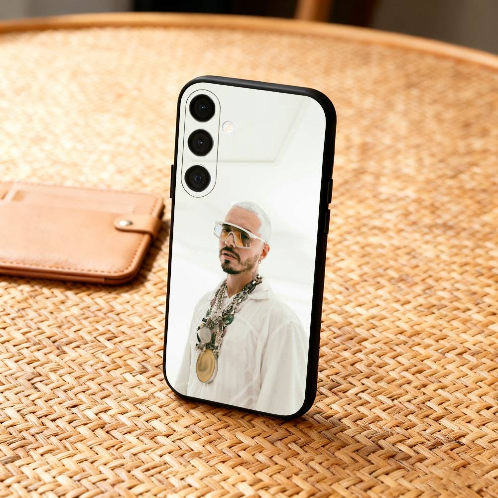 COOL J B-BalvinS Phone Case For Samsung  A73,72,71,A52,51,40,41,A22,A32,31,A13, Soft Black Shell