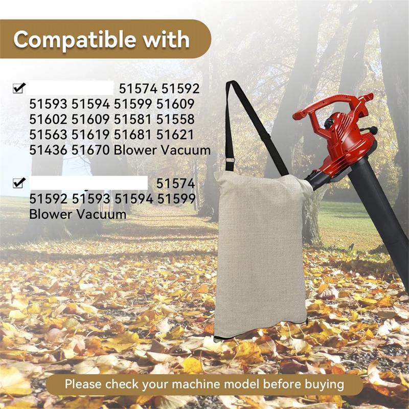 127-7040 Leaf Blower Vacuum Bag Compatible for Toro 51574 51592 51593 51602 51609 51581 51558 51619 - 1 Pack