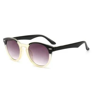 Fashion Round Frame Anti Blue Light Reading Sunglasses Luxury High Definition Computer Presbyopia Eyewear +1.0 To +4.0 Goggle