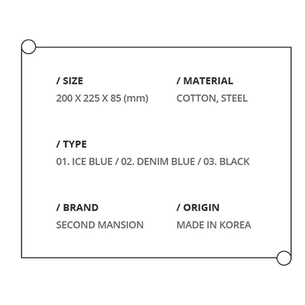 [SECOND MANSION] Ketudes Bucket Bag, Casual Shoulder Bag (Second Mansion) (DENIM BLUE)