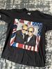 Vintage 90s Elton John Billy Joel Tour Krátký rukáv Velikost L Černá UK Unisex Tričko