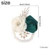 Wedding Chest Wrist Flower Set 2pcs Bridal Groom Bouquet Accessories Elegant DIY