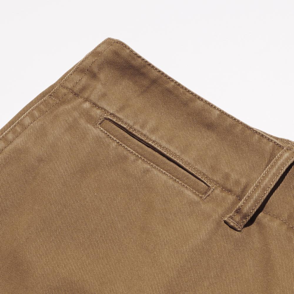 Dyutelo Damaged Wash Chino Pants Mid Beige