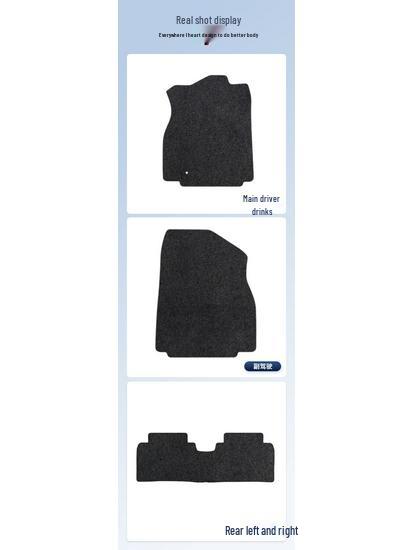 Custom-Fit Floor Mats for BYD Qin L-25, Removable Interior