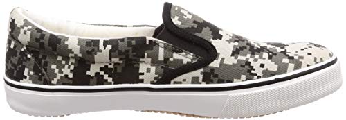 K-Work Safety Camo Slip-On Sneakers with Resin Toe Cap and Water-Repellent Camouflage Pattern, SS4-DGCM-265, Digital Camo, Size 26cm