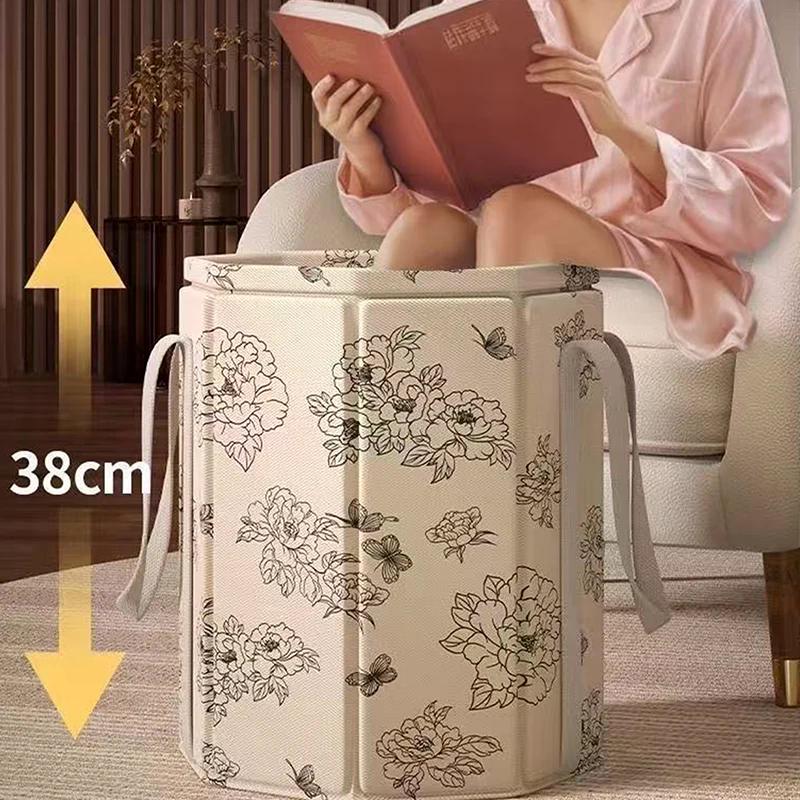 Foot Bath Bag On Calf, Foldable Foot Bath Tub, Portable Home Bedroom, Winter Foot Bath Tub, Foot Soaking Tub, Insulation, Travel