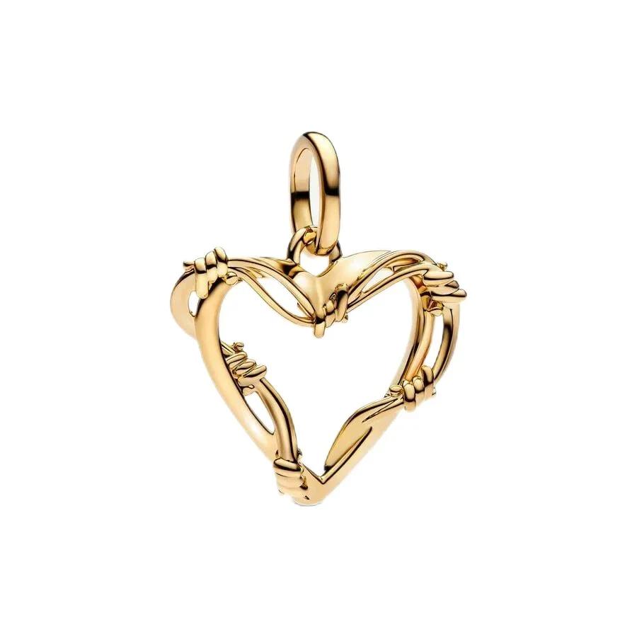 New Original Copper Colorful Heart Clover Rose Star Butterfly Bird Bead Charms For Diy Bracelet Necklace Women Gift