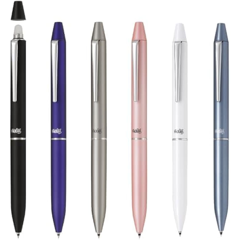 PILOT LFBT3SUFB Multicolor Frixion Ball 2 Biz 0.5mm Black Ballpoint Pen