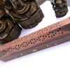 Home Decoration Ebony Craft Hollow Carving Censer Wood Incense Holder Insense Burner Incense Box