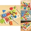 Wooden Montessori Tower Puzzle Toy For Toddlers Educational Development