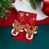 European and American New Christmas Earrings, Santa Claus Elk Rice Bead Earrings Earrings Jewelry