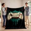 Vintage Gaming Controller Design Blanket Flannel Blanket for Bedroom, Living Room, Sofa, and Nap Sofas.