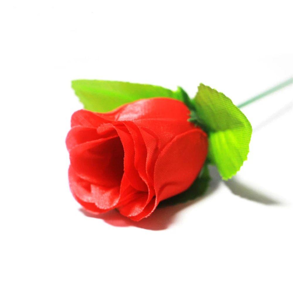 Present Flame Appearing Flower Magic Trick Rose Change Roses Magic Torch to Rose Magic Fire Rose