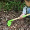2Pcs Child Safe Wooden Rakes Shovel Set For Yard Work Sand Play Detachable Head Wooden Construction Gardening Toy