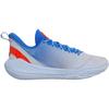 New Under Armour Curry 12 Anti Slip Wear Resistant Low Top Children's Basketball Shoes Blue/Yellow Teenagers 6006147-453