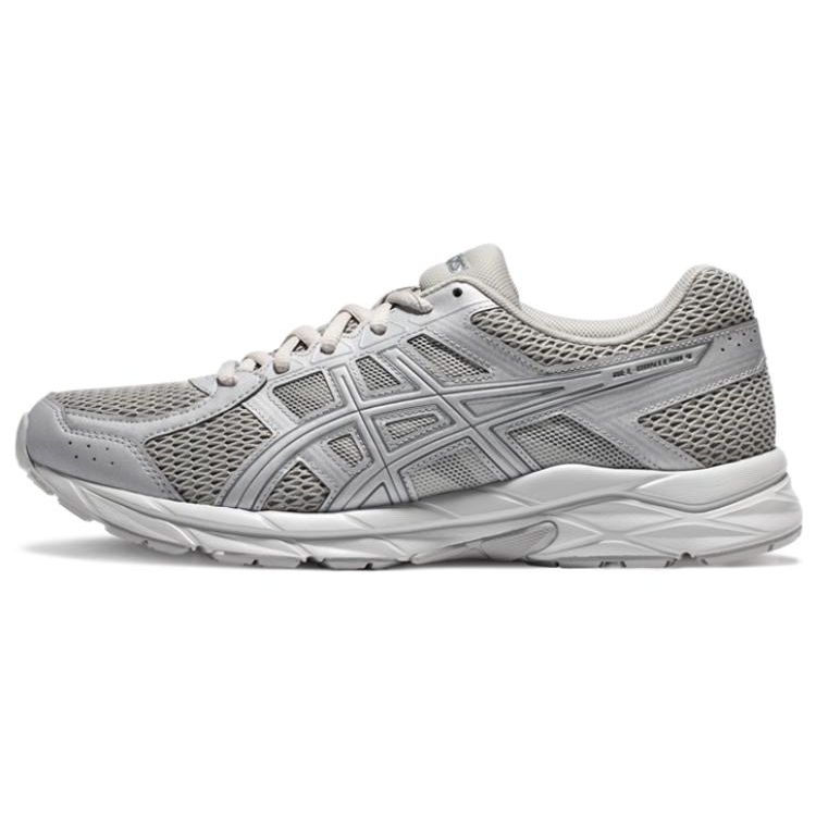 Asics Gel-Contend 4 Comfortable Fashion Fabric Synthetic Leather Low-Top Training Running Shoes Men sneaker Gray 1011B896-020