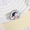 Cute Raccoon UV Pins Custom Every Day I Go Do My Silly Tasks Brooches Lapel Badges Clothes Animal Jewelry Gift for Friends