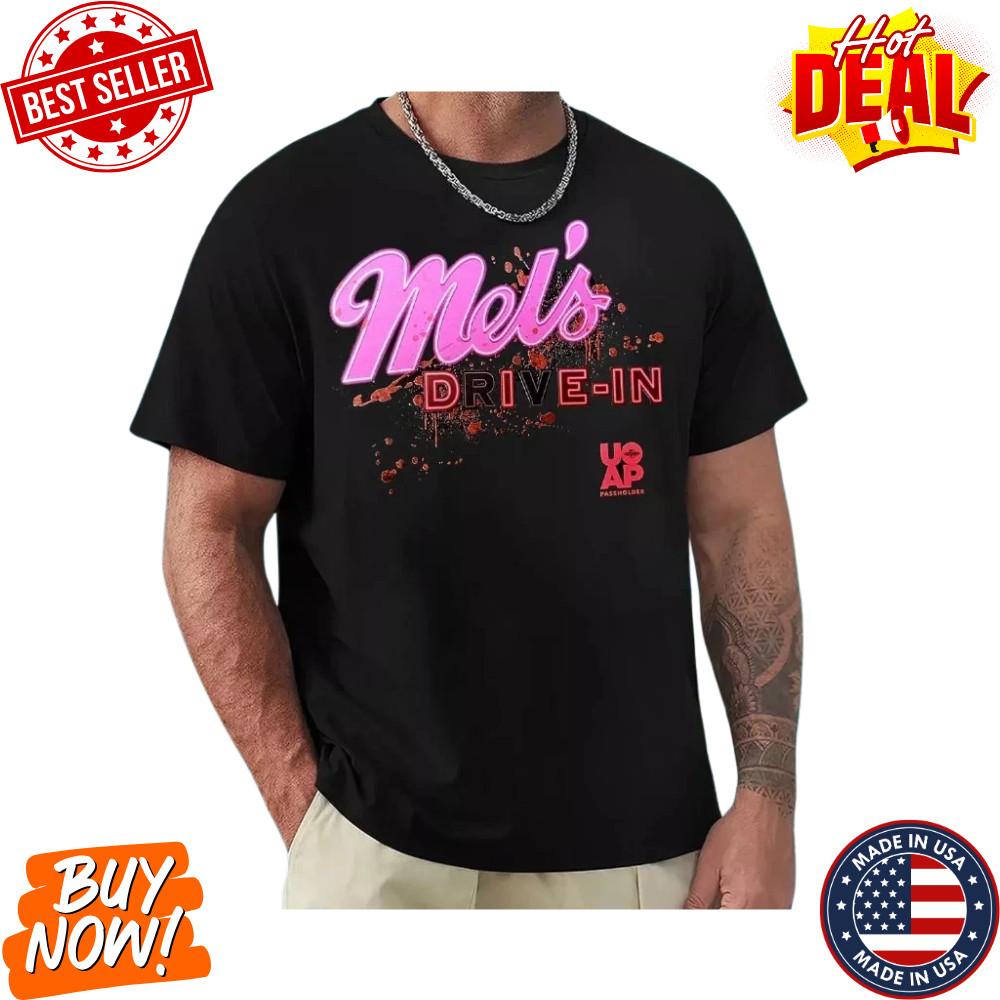 Halloween Horror Nights 24 Inspired Universal Passholder Mels Die In T-Shirt Gif Unisex T-Shirt XXXL