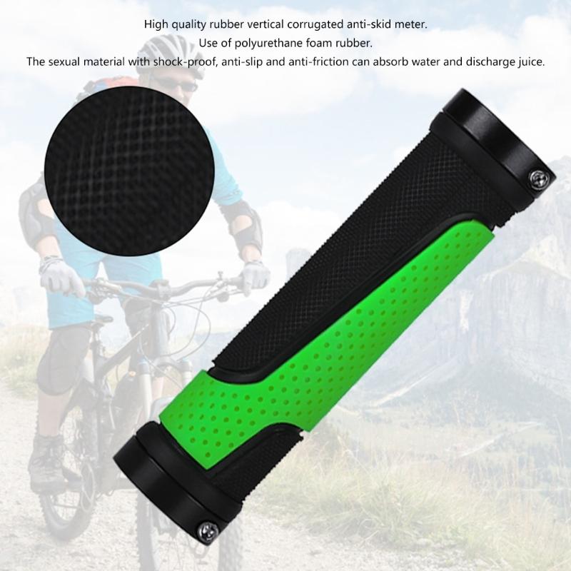 1 Pair Mountain Bike Handlebar Grips Bicycles Rubber Cover Handlebar Bar Grips