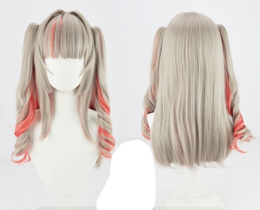 COSSA Nijisanji Makai no Ririmu Cosplay Costume with School Cultural Performance Outfit Wig, VTuber, Halloween, Landmine, Succubus, Anime, Festival,