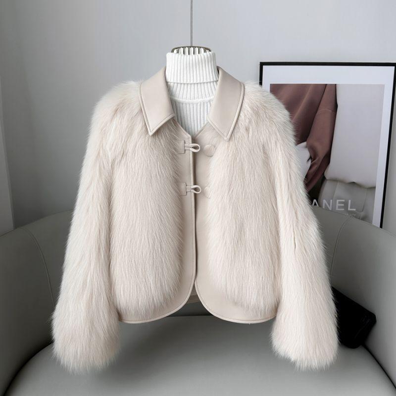 Temperament Imitate Fur Coat Women Young Short Temperament Ladies Autumn And Winter Mao Mao Coats Female Jac