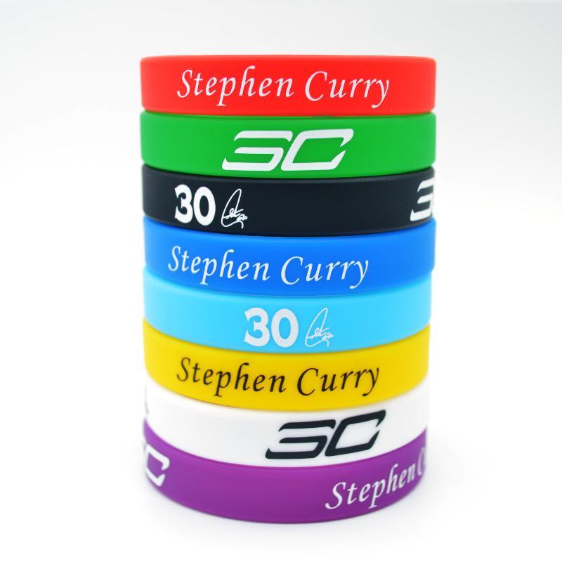 Braccialetti in Silicone da Stella NBA: Kobe, LeBron, Curry, Irving, Durant - Braccialetti per Fan di Basket e Calcio