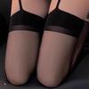 Sexy Black Lace Over-the-Knee Suspender Stockings: Ultra-Thin and Anti-Laddering Design for Women