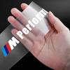 4ks Ochrana prahu auta Transparentní Dekorativní M LOGO Odznak 3D Samolepka Pro BMW M Performance E36 E46 E60 E90 E91 E92 E93 F30 F20 X1 X3 X5 X6 X7