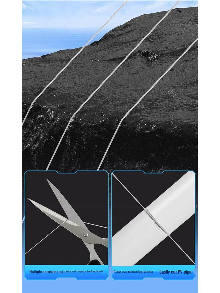 Ultra-Fine Wear-Resistant High-Tensile PE Fly Fishing Line with Soft Horsehair Leader