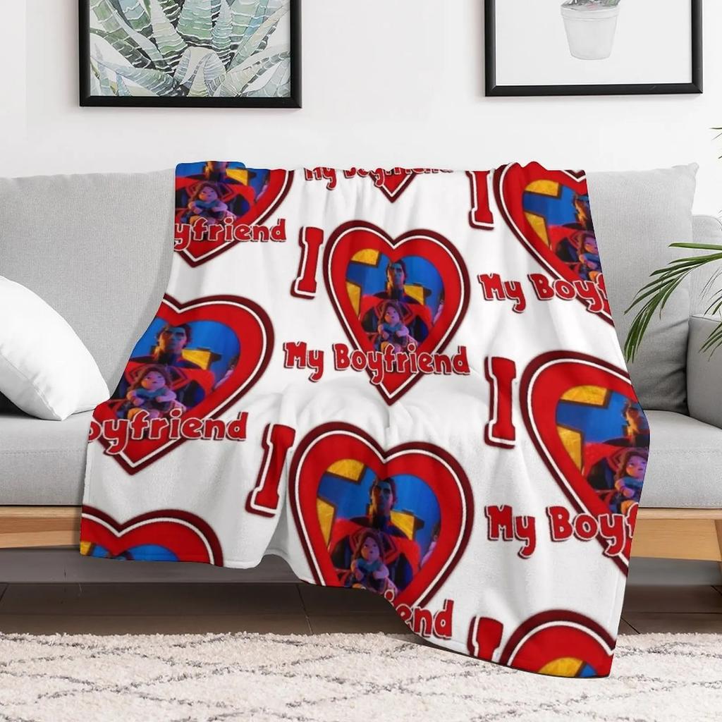 I love my boyfriend Miguel Oharas with Mayday Throw Blanket Soft Solid Color Blanket for Couch Bed