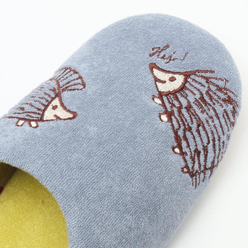 Lisa Larson Hedgehog Room Shoes (Blue)
