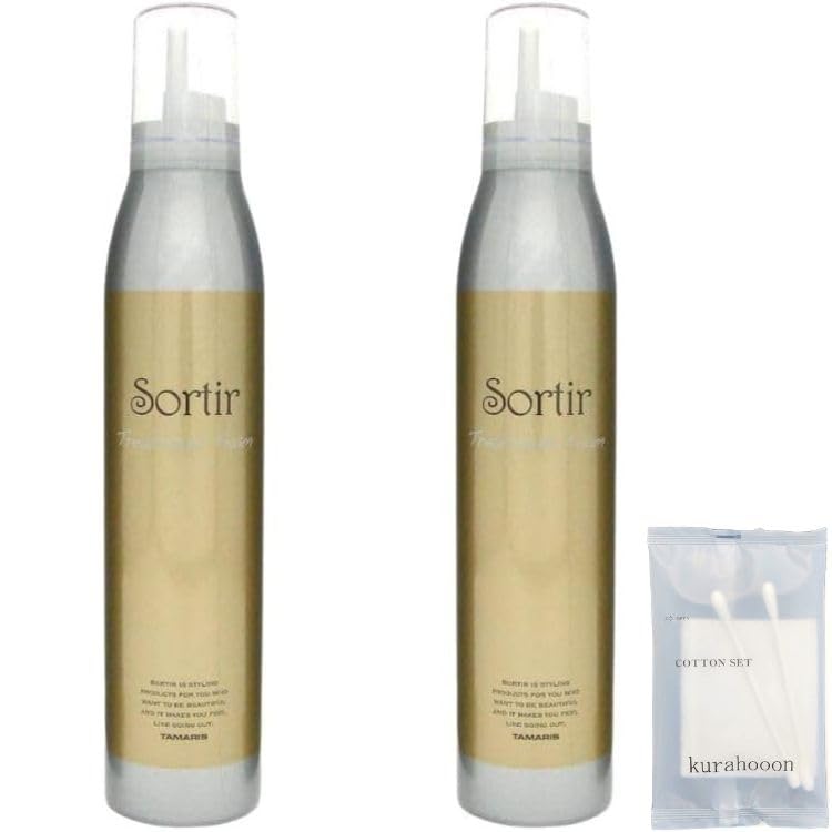 

kurahooon 2-piece set Tamaliss Saltir Treatment Foam 180g kurahooon with cotton set Sortir Styling Styling agent Damage care