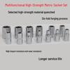 46-Piece Auto Repair Tool Set: Mechanic's Socket Wrench & Manual Hardware Tools