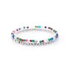 Jbans Classic 3Mm Multicolor Beads 962 4Mm Surgical Steel Ball Double 977 Bracelet Set (C2301-Se300_Sv)